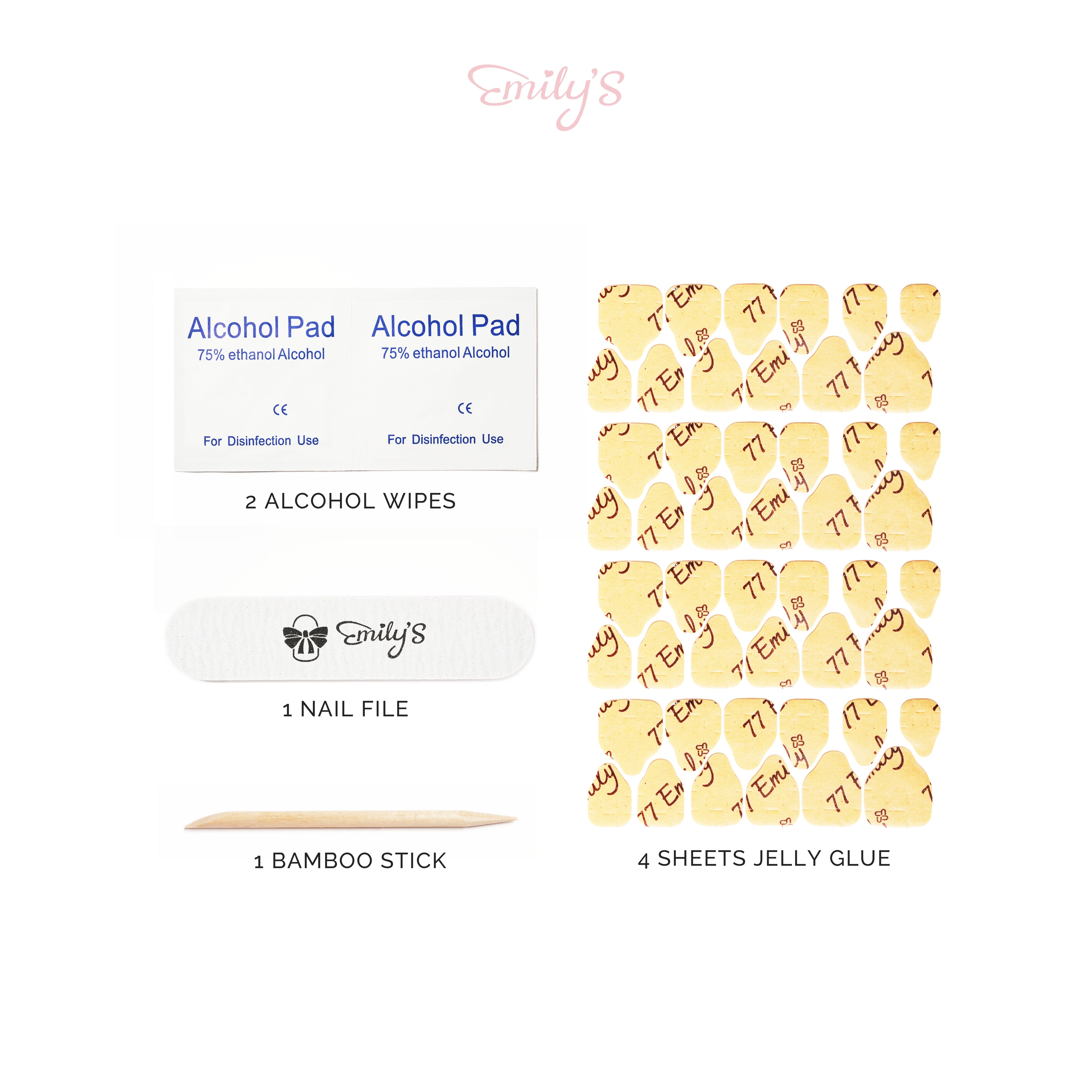 Chic Bunny & Bow Pearl Nail Set